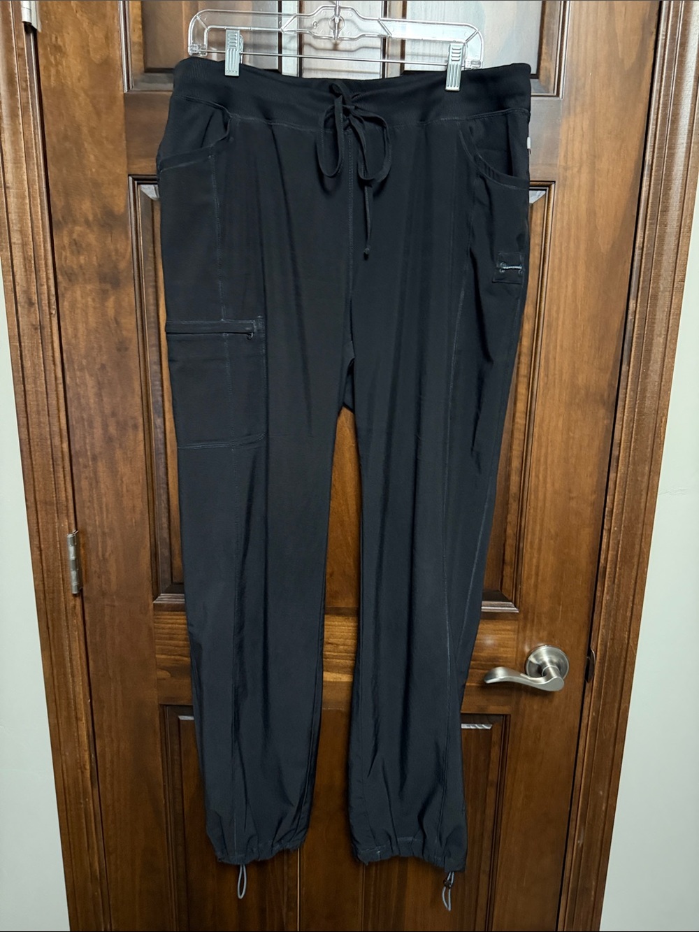 Cherokee Infinity Black Drawstring Cargo Joggers